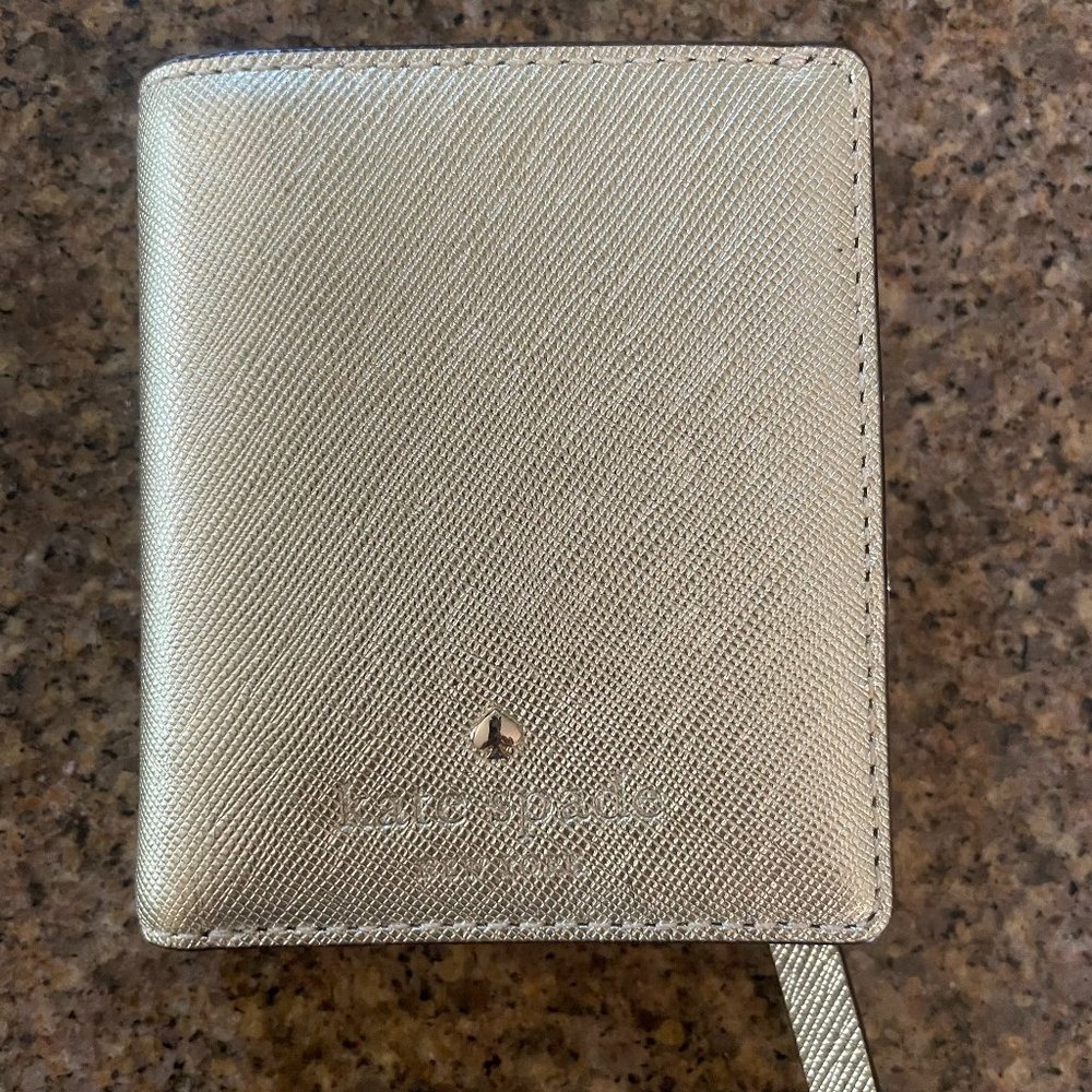 Kate Spade Mini Gold Snap Wallet